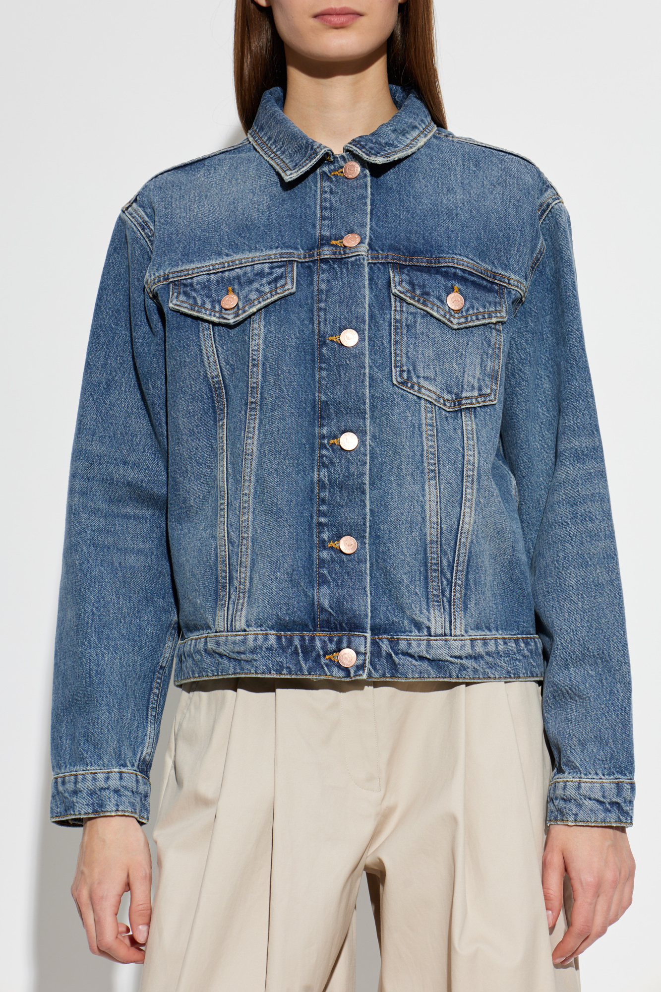 Emporio Armani Denim jacket | Women's | Vitkac